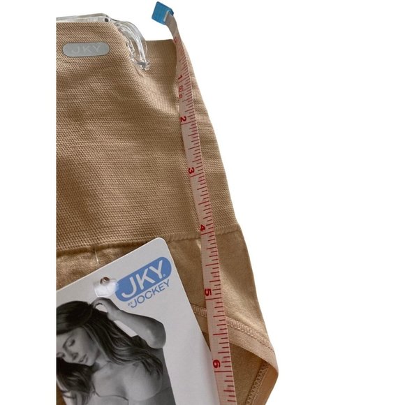 NWT Jockey JKY Beige Slimming Brief Everyday Muffin Tamer Size Large Panties - Picture 7 of 11